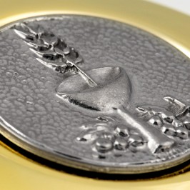 Teca Eucaristica in Ottone con Placca