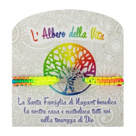 Bracciale Multicolor con Albero della Vita