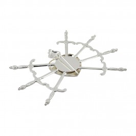 Cuore con Spade in Ottone