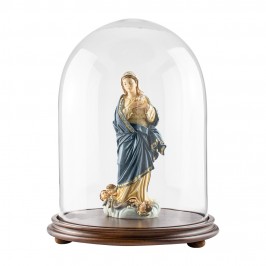 Campana in Vetro Base Legno