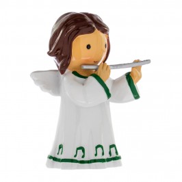 Statua Angelo con Flauto in Resina