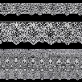 Bordo Macramè Bianco per Altare