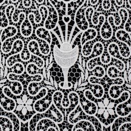 Bordo Macramè Bianco per Altare