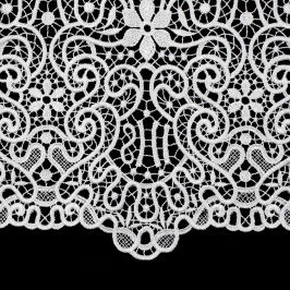 Bordo Macramè Bianco per Altare