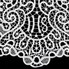 Bordo Macramè Bianco per Altare