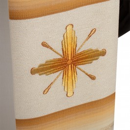 Stola Avorio con Croce Oro