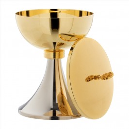 Pisside Bicolore in  Ottone