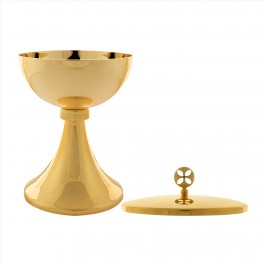 Pisside Liturgica in Ottone Dorato