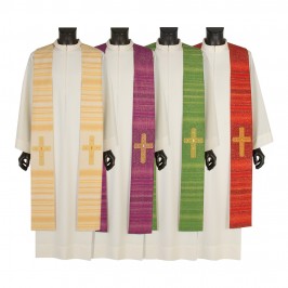 Stola Sacerdotale con Croce Ricamata