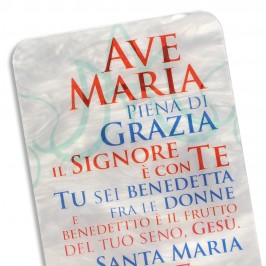 Quadretto Ave Maria in Madreperla