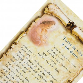 Cartoncino Preghiera Tutta la Vita è un Dono