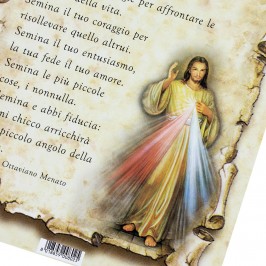 Cartoncino Pergamena con Preghiera