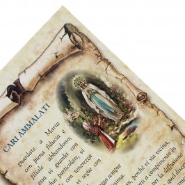 Cartoncino Preghiera per gli Ammalati