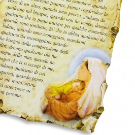 Quadretto in Legno con Preghiera