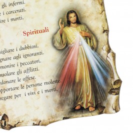 Quadretto le 14 Opere di Misericordia