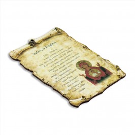 Tavoletta con Preghiera Salve o Regina