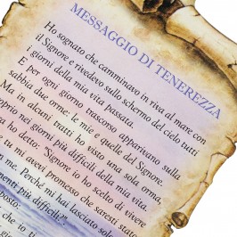 Quadretto Legno con Messaggio di Tenerezza