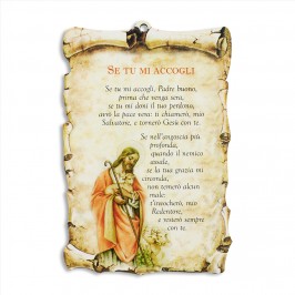 Quadretto Pergamena Se tu mi Accogli