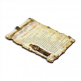 Quadretto Pergamena con Preghiera Semplice