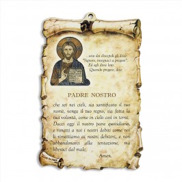 Quadretto in Legno Padre Nostro