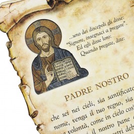 Quadretto in Legno Padre Nostro