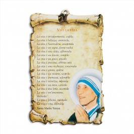 Quadretto Pergamena Vivi la Vita