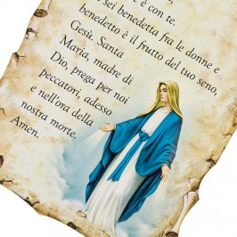 Quadretto in Legno Ave Maria