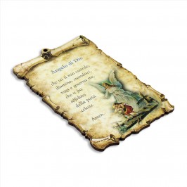 Quadretto in Legno Angelo Di Dio