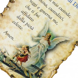 Quadretto in Legno Angelo Di Dio