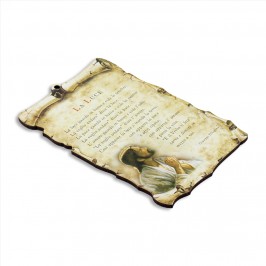 Quadretto Pergamena con Preghiera