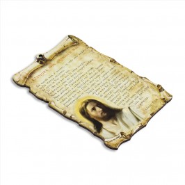 Quadretto Legno con Preghiera