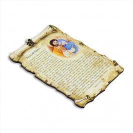 Quadretto con Preghiera Inno all'Amore