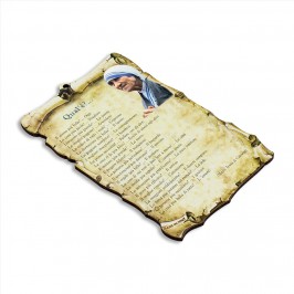 Quadretto con Preghiera di Madre Teresa di Calcutta