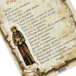 Cartoncino con Preghiera Semplice