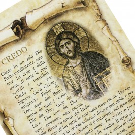 Cartoncino con Preghiera Credo