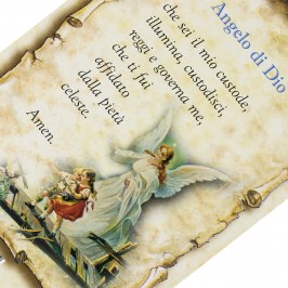 Cartoncini con Preghiera Angelo di Dio