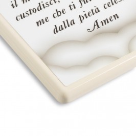 Quadretto con Preghiera Angelo di Dio