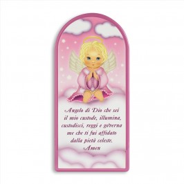 Quadretto con Preghiera Angelo di Dio
