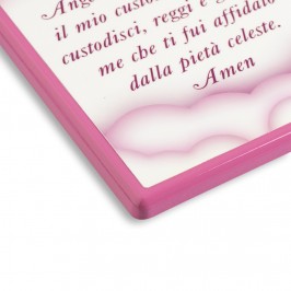 Quadretto con Preghiera Angelo di Dio