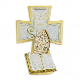 Croce Ricordo Cresima con Pergamena