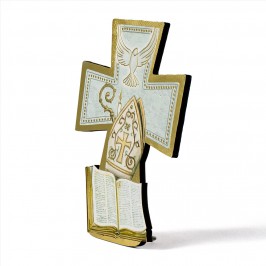 Croce Ricordo Cresima con Pergamena