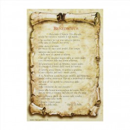 Cartoncino Preghiera Benedictus