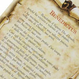 Cartoncino Preghiera Benedictus