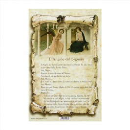 Cartoncino Preghiera l'Angelo del Signore