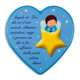 Quadretto Cuore con Preghiera