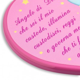 Quadretto Cuore con Preghiera