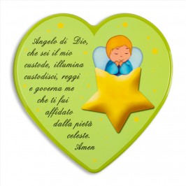 Quadretto Cuore con Preghiera