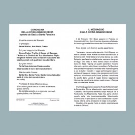 Coroncina della Divina Misericordia