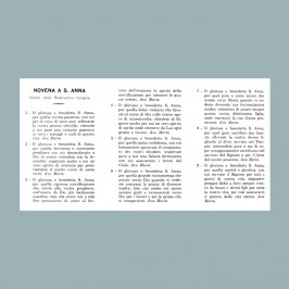 Novena a Sant'Anna 100 pezzi