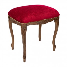 Poltrona con Sgabelli in Stile Barocco